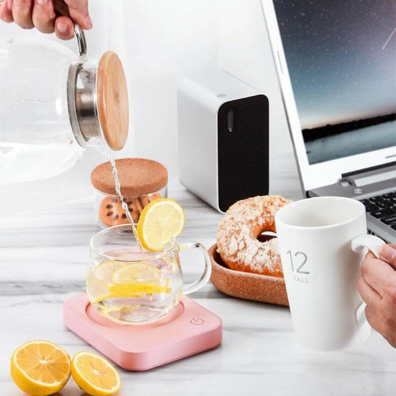 Electric Mug Warmer Coaster to Keep Tea and Coffee Hot