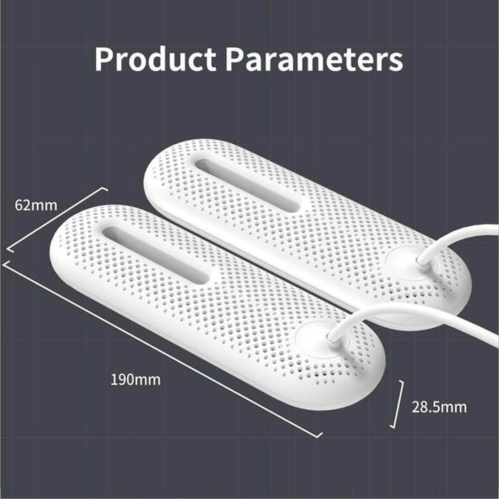 360° Electric Shoe Dryer with Steady 60°C Heat and Timer