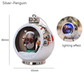 Harwelton™ Light-Up Christmas Bauble with 3D Figure Inside
