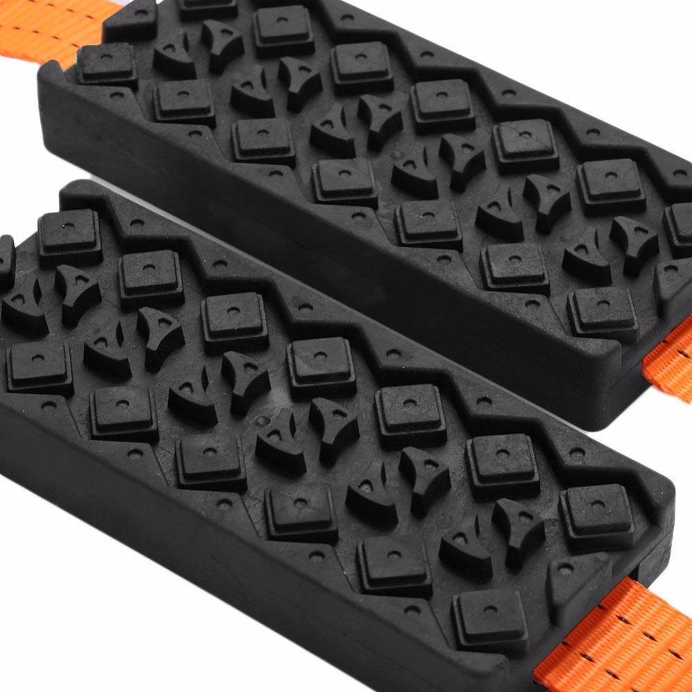 Anti-Skid Tyre Traction Blocks for Snow and Mud, Set of 2