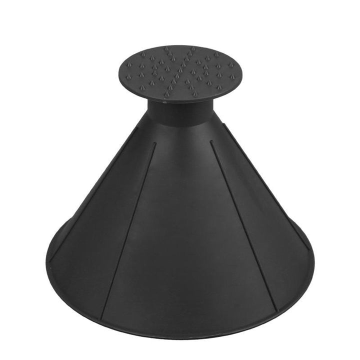 Round Cone Ice Scraper for Fast, Scratch-Free Windscreen Clearing