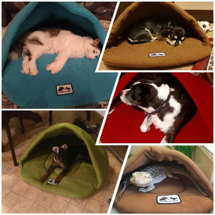 Soft Polar Fleece Dog Bed for Warm, Cosy Winter Nights