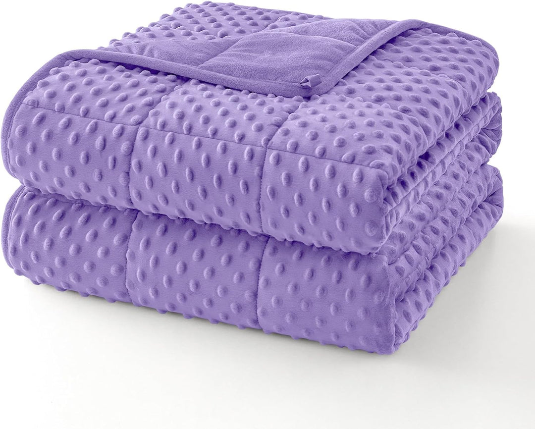 Weighted Blanket with Dot Texture and Cooling Microfibre