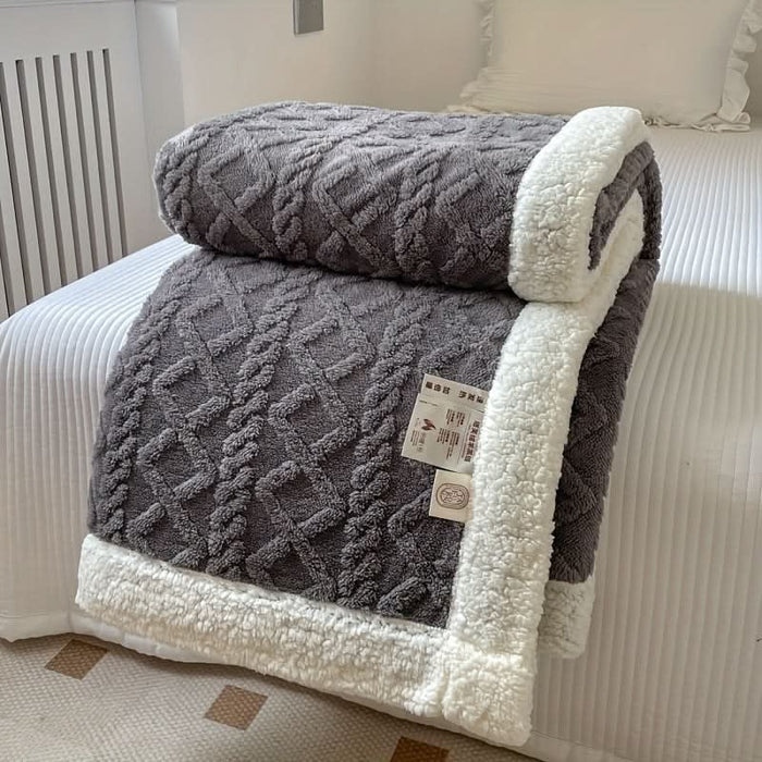 Harwelton™ Soft Comfort Blanket for Bed, Sofa and Wrapping Up