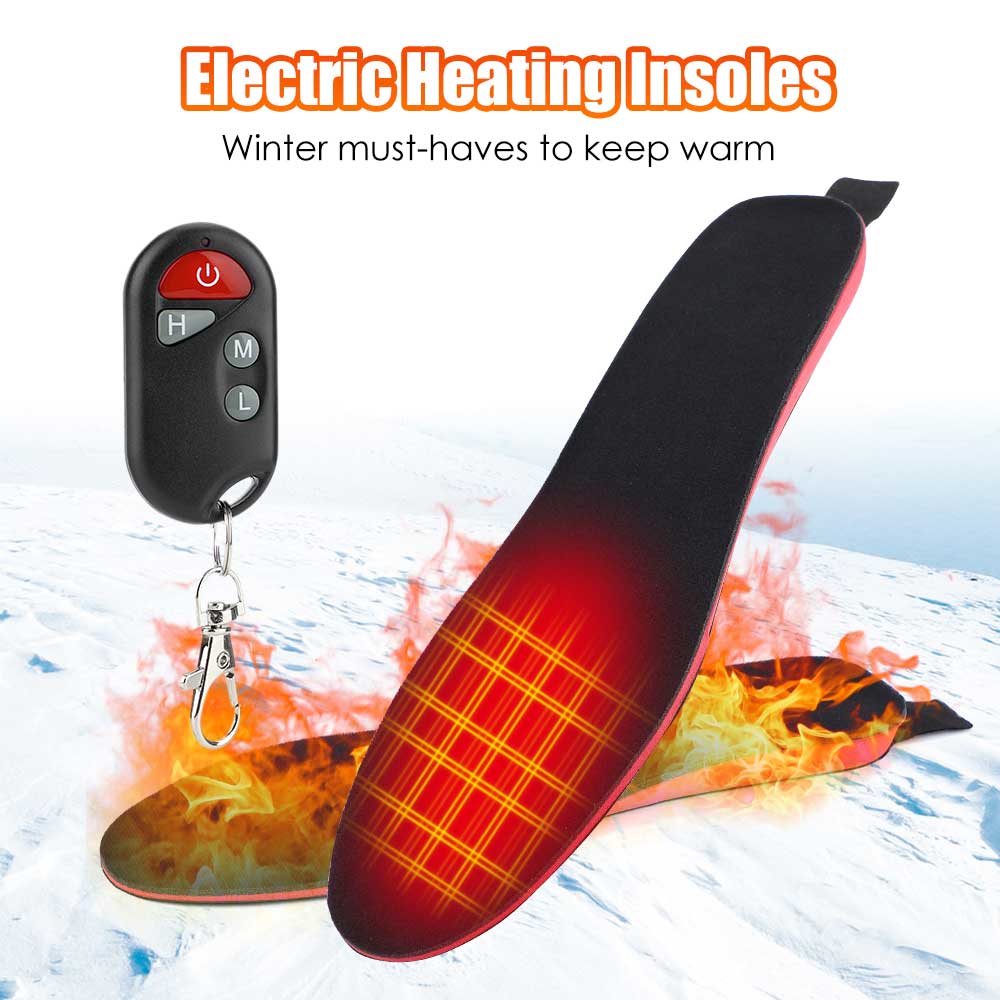Harwelton™ Rechargeable Heated Insoles with Up to 10 Hours of Warmth