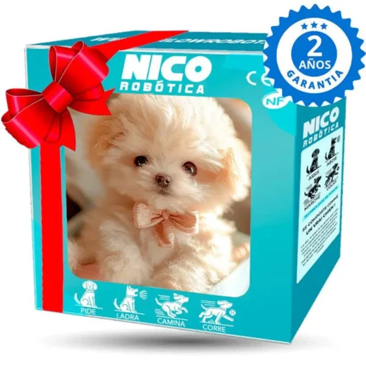 Interactive Robot Puppy Plush That Barks and Wags Its Tail