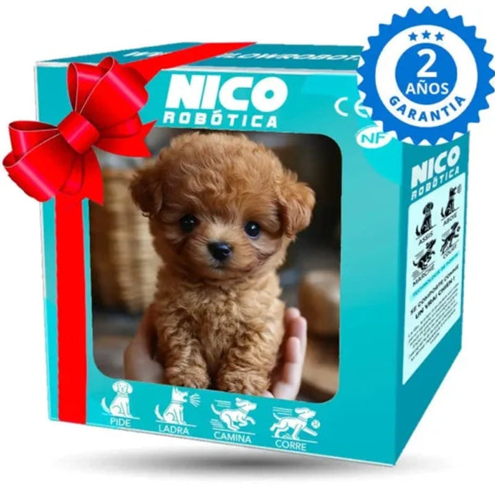 Interactive Robot Puppy Plush That Barks and Wags Its Tail