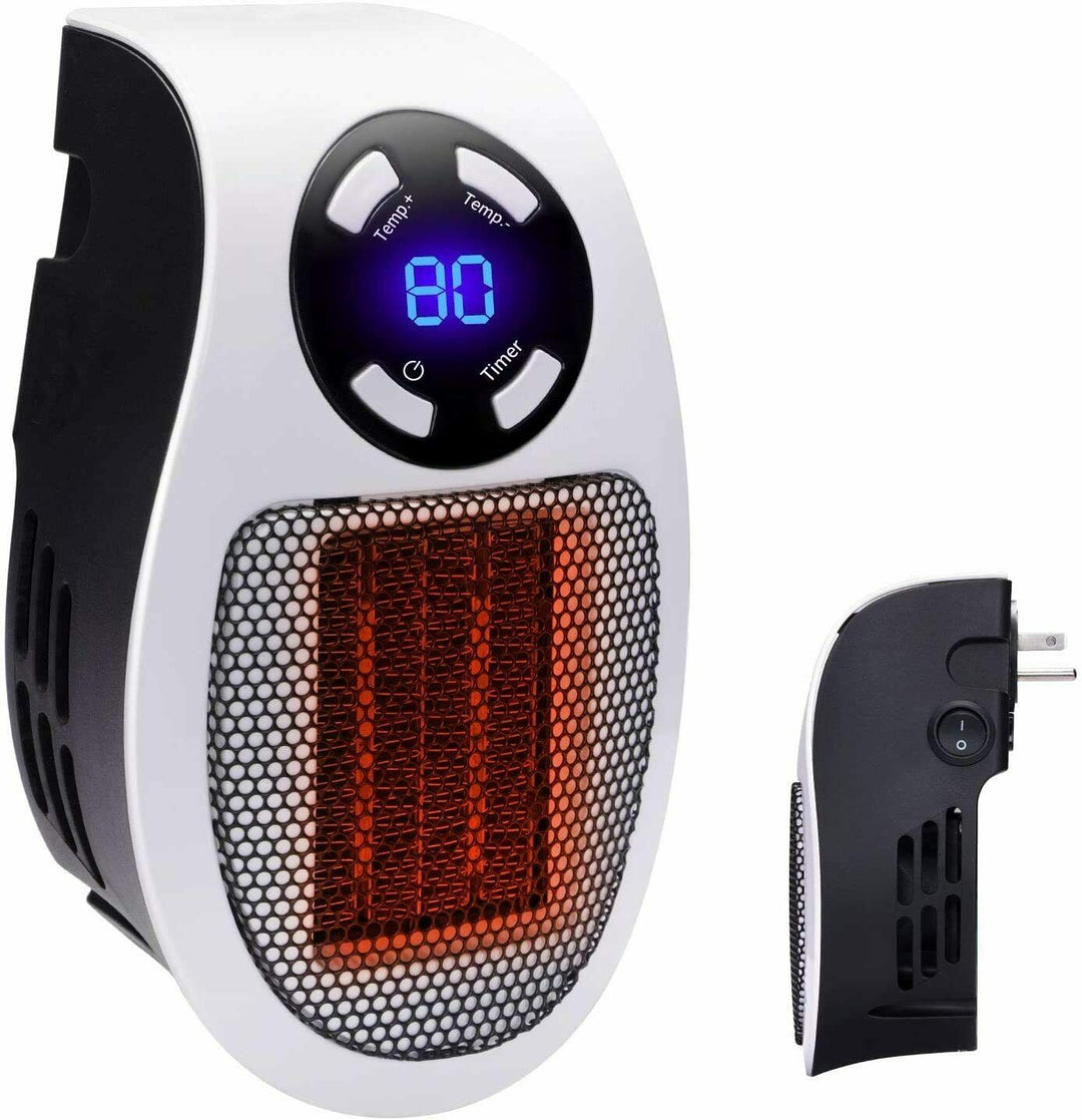 Harwelton™ Plug-In Mini Heater with LED Display and Remote