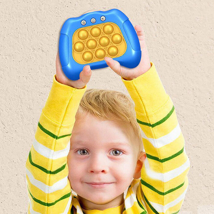 Light-Up Bubble Pop Game Console – Handheld Fidget Toy