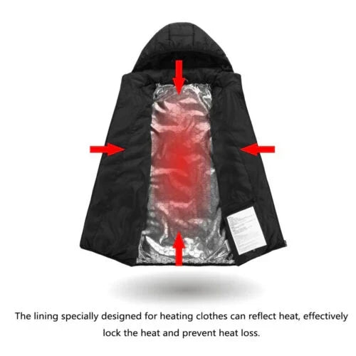 Harwelton™ Windproof Heated Jacket with 10 Heating Zones
