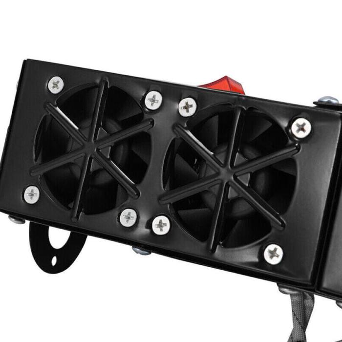Harwelton™ 500W 12V Car Heater with Four Outlets and Quiet Fans