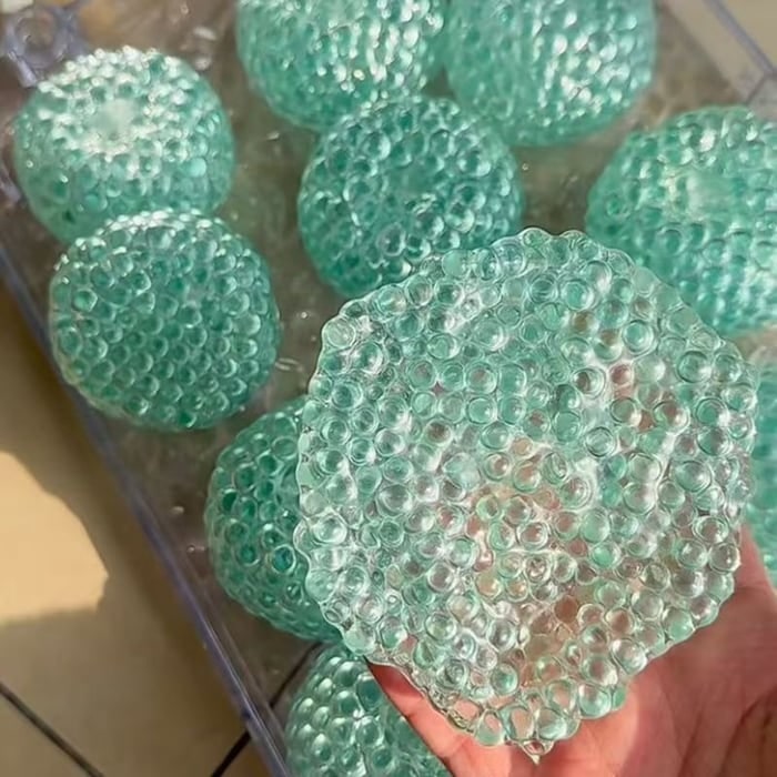 Harwelton™ Squishy Dumpling Stress Ball with Gel Beads and Bumpy Texture