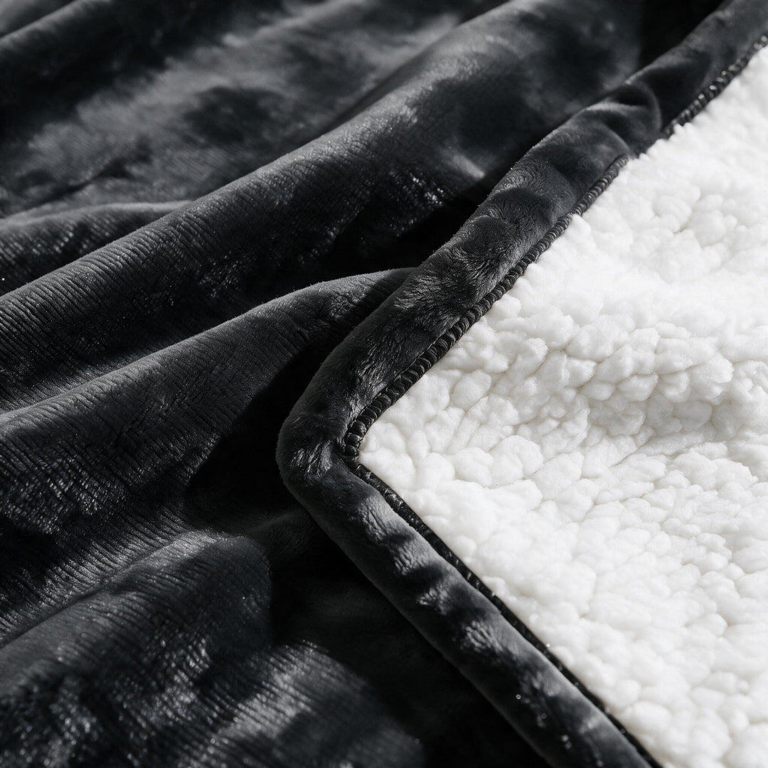 Harwelton™ Sherpa Heated Blanket with 6 Heat Settings &amp; Timer