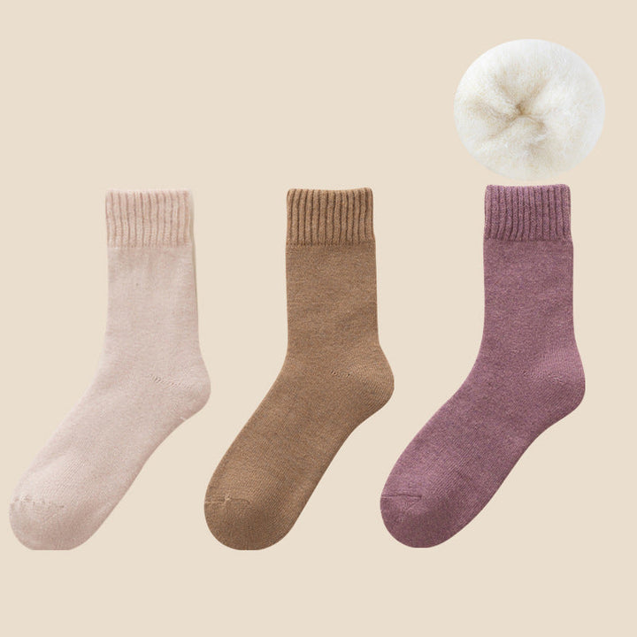 Harwelton™ Thermal Fleece-Lined Socks Set of 3 Pairs for Cold Days