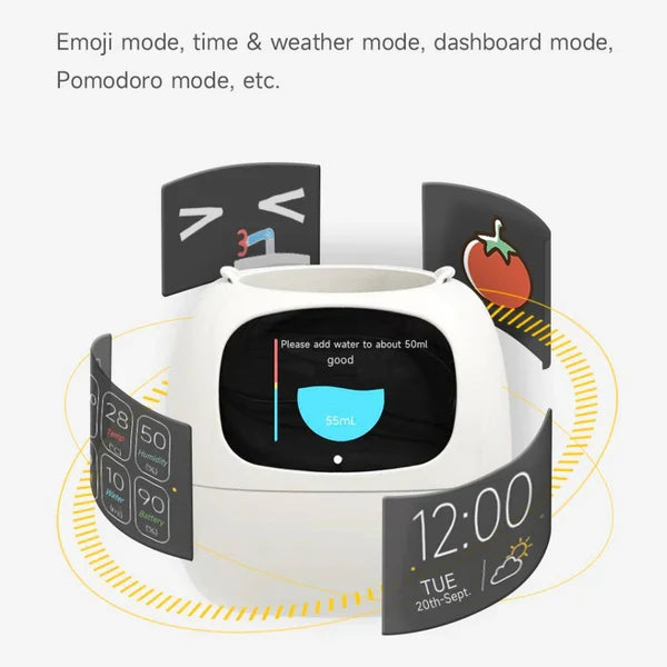 Smart Plant Pot with Self-Watering and Soil Monitoring