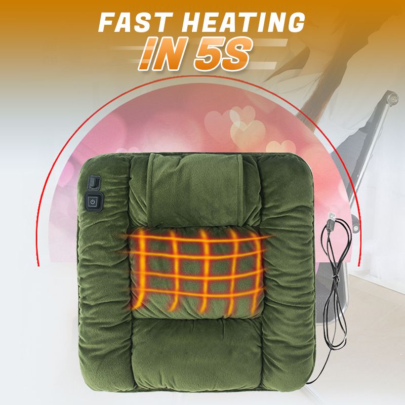 Harwelton™ USB Heated Seat Cushion That Warms Up in 5 Seconds