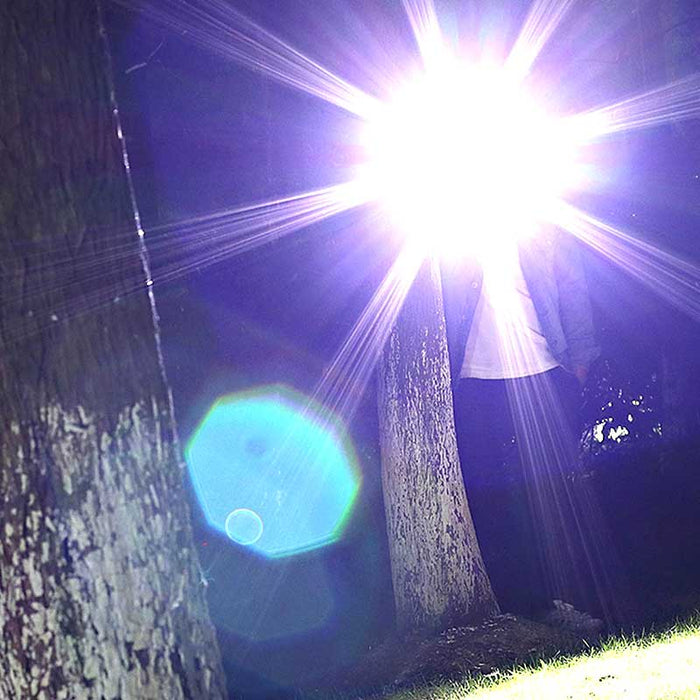 Rechargeable LED Torch with Zoom, Waterproof Aluminium Body