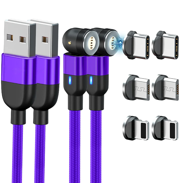 Harwelton™ 3-in-1 Magnetic Charging Cable for iPhone, Android and USB-C