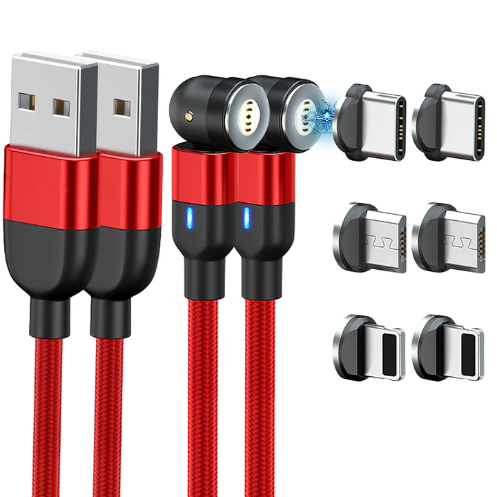 Harwelton™ 3-in-1 Magnetic Charging Cable for iPhone, Android and USB-C