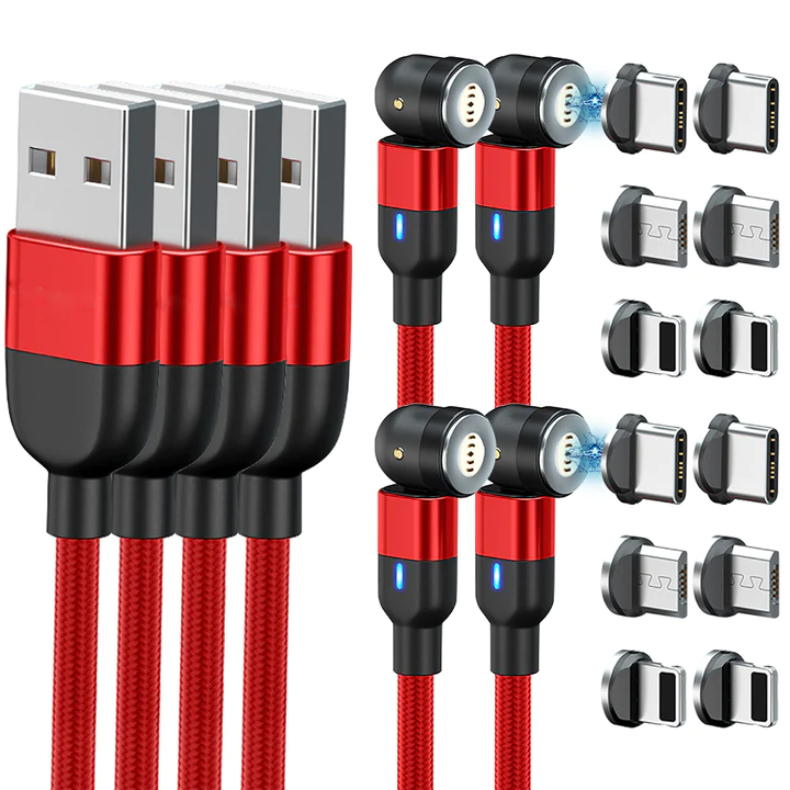 Harwelton™ 3-in-1 Magnetic Charging Cable for iPhone, Android and USB-C