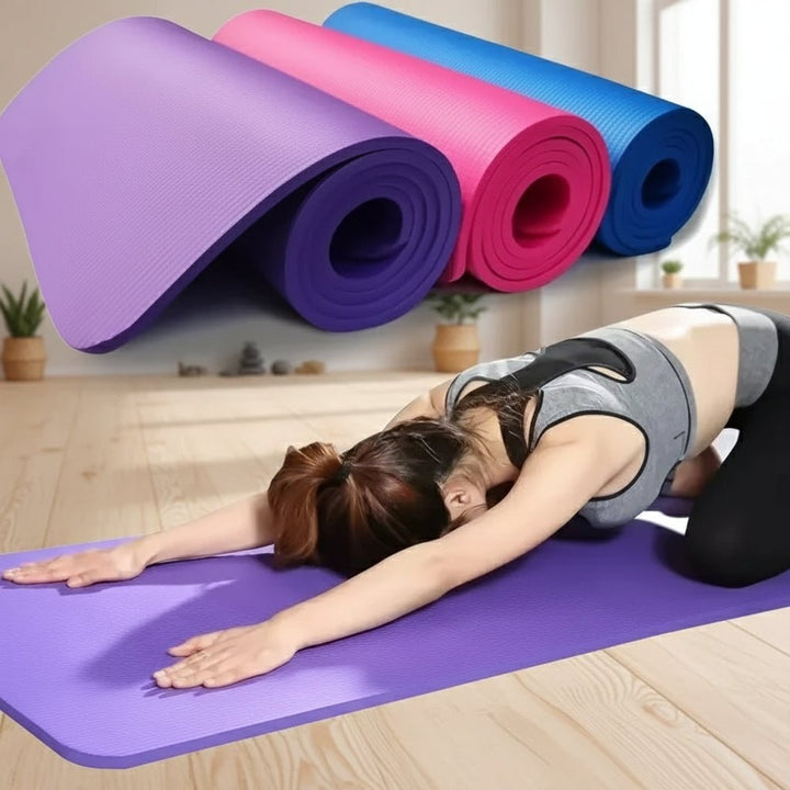 Harwelton™ Thick Non-Slip Yoga Mat with Carrying Strap