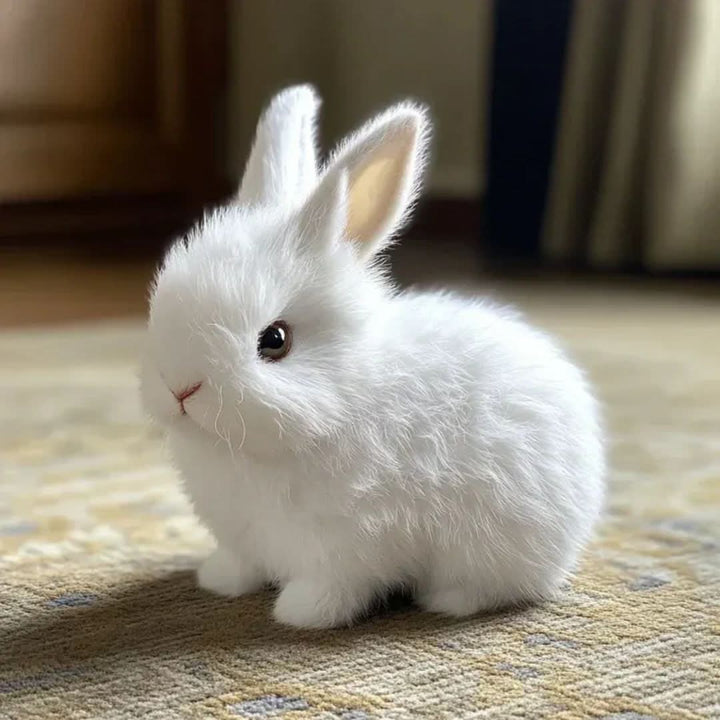Interactive Plush Bunny That Hops, Wiggles and Squeaks