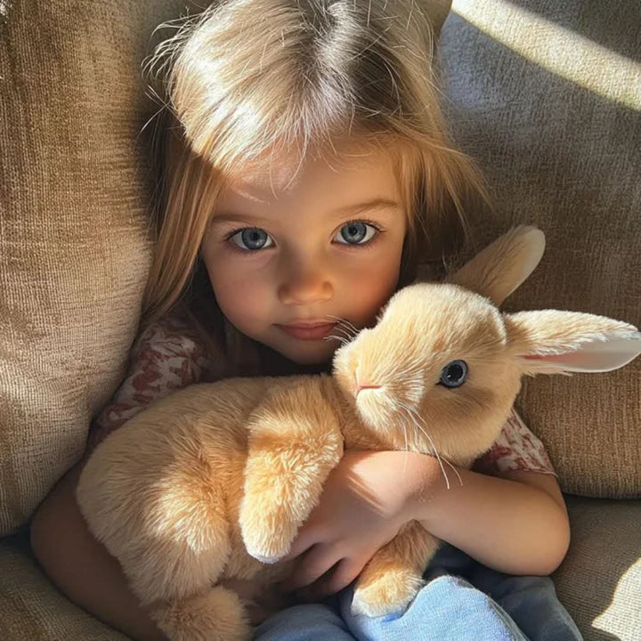 Interactive Plush Bunny That Hops, Wiggles and Squeaks