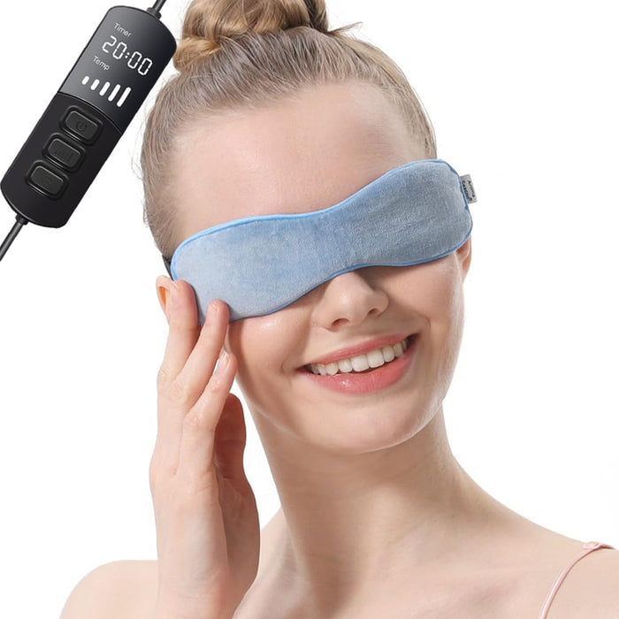 Harwelton™ Graphene Heated Eye Mask with Five Heat Settings and Timer