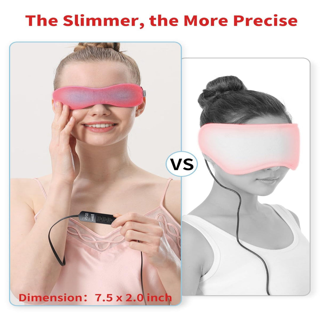 Graphene Heated Eye Mask with Five Heat Settings and Timer