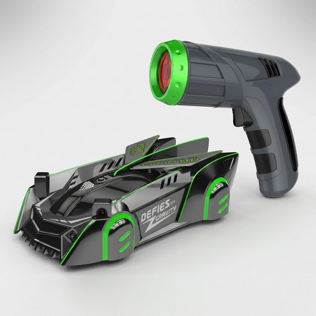 Wall Climbing RC Car with Laser Pointer and USB Charging