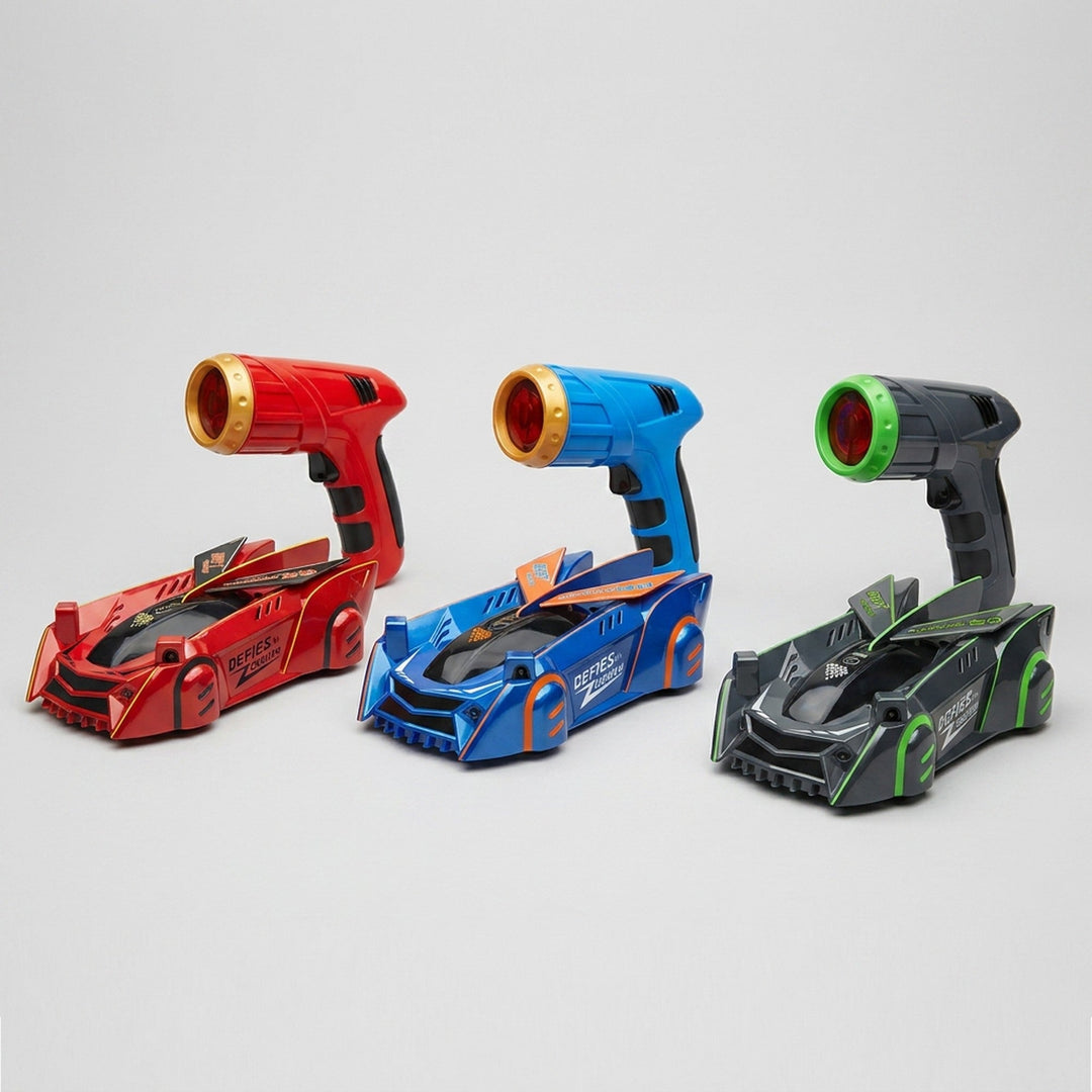 Wall Climbing RC Car with Laser Pointer and USB Charging
