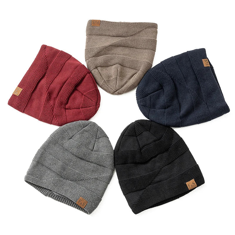 Luna Warm Winter Beanie – Soft Knit with Fleece Lining