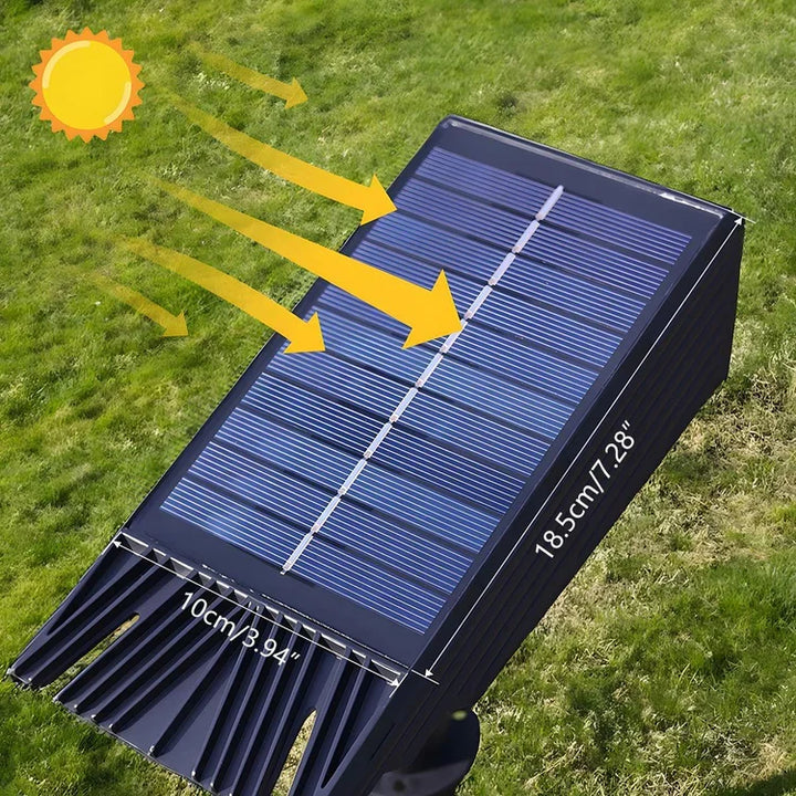 Harwelton™ Solar LED Garden Spotlight with Zoom Lens and RGB Light